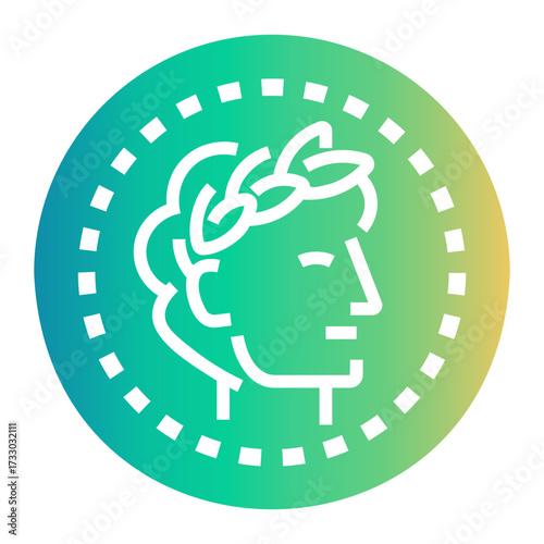 history Gradient icon