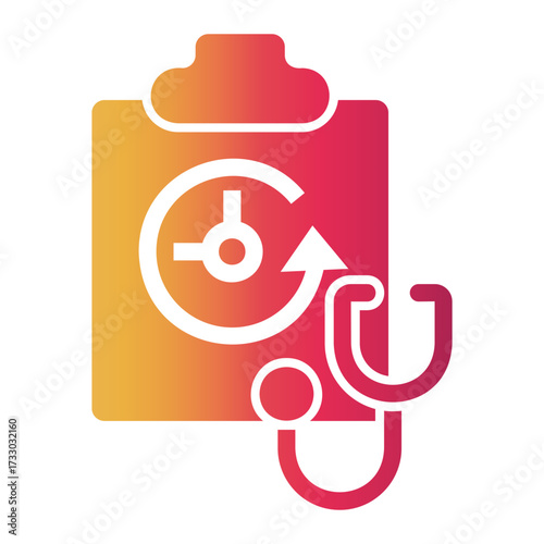 history Gradient icon
