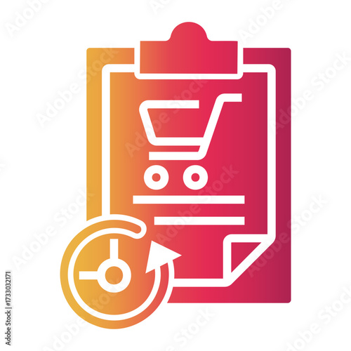 history Gradient icon