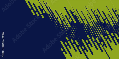 Yellow halftone on blue background. Vector dotted sparkles or halftone shine pattern texture Pop Art Style Background. dot