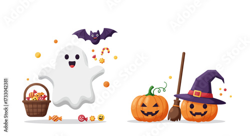 Elevate Seasonal Campaigns: Joyful Halloween Vector for Professional Engagement & Corporate Communications