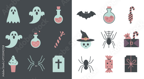 100 Modern Flat Icons: Essential Vector Set for Professional Business, Tech & Marketing Design