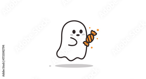 Friendly Ghost UI Element for Engaging Empty States & Seamless User Experience