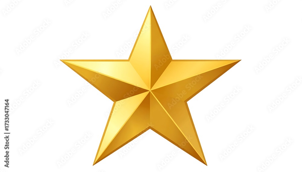 Obraz premium Golden star graphic