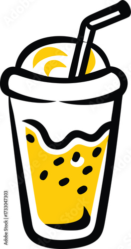 cute slushie drink cartoon vector illustration on  (1).eps
