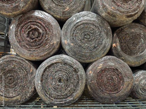 Textile Roll Storage in Home Improvement Store