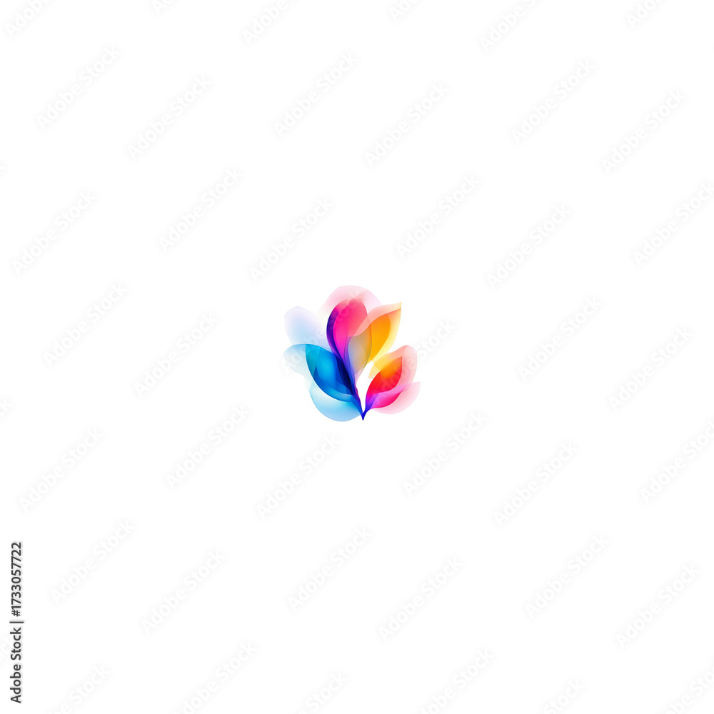 Fototapeta premium hand holding colorful rainbow