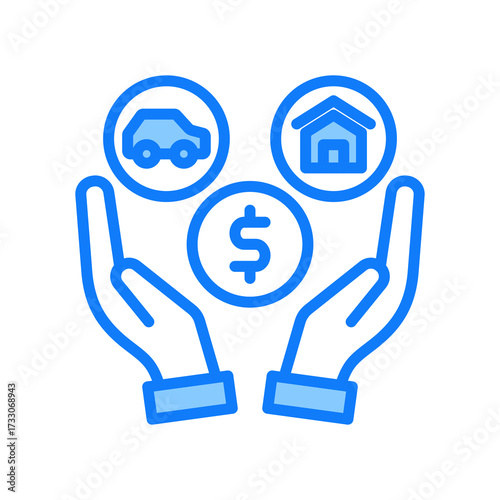 Asset blue icon 