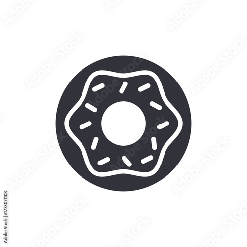 Delicious Doughnut Illustration For Confectionery Or Sweet Treats