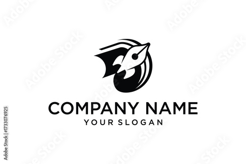 Rocket icon logo design inspiration