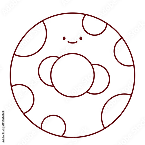 Flat Pool Float Vacation Icon