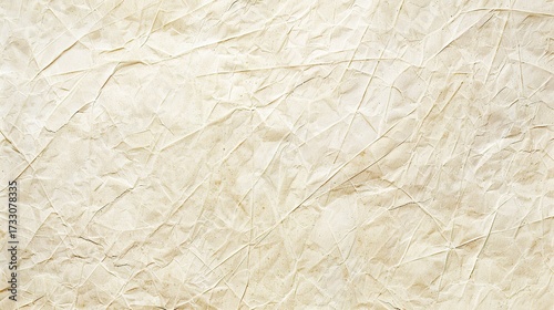 Pale Tan Textured Background Highlighting Visible Handmade Paper Fibers, Bathed in Soft Subtle Sunlight—Creating a Warm, Organic Ambiance Ideal for Craft, Design, or Minimalist Visual Projects.