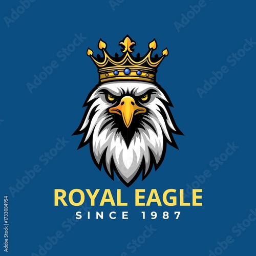 american eagle head Royal eagle 🦅 Logo design 