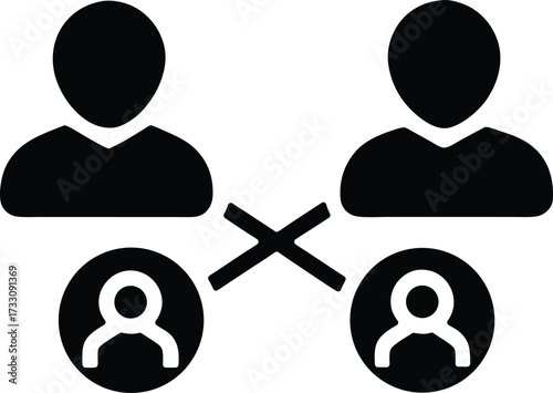 share with friends vector icon