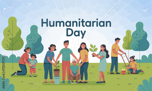 International Humanitarian Day: Community Planting and Support