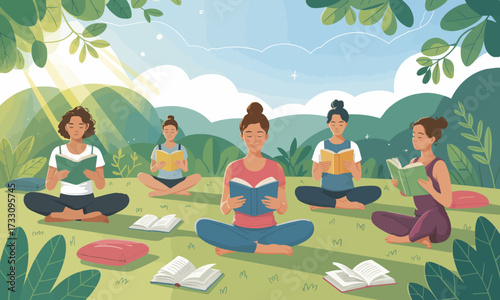 Outdoor Book Club: Women Reading Together in Nature