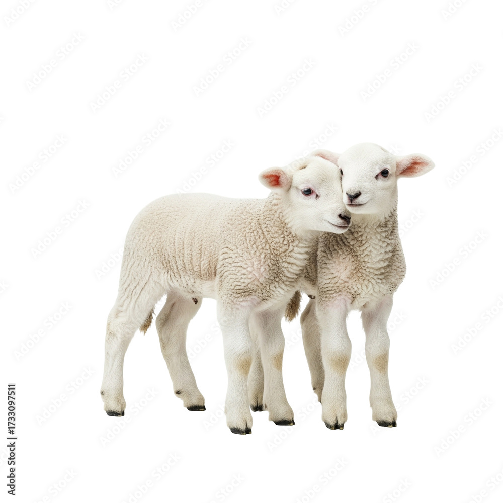 Obraz premium sheep and lamb