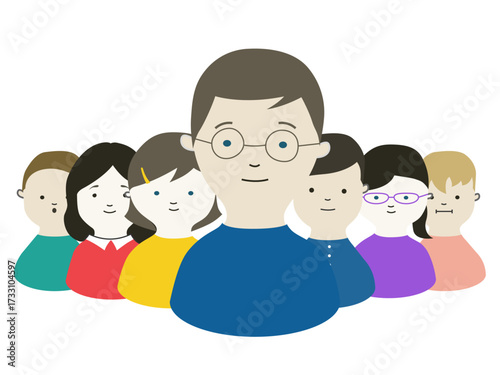 人々 アイコン 上半身
