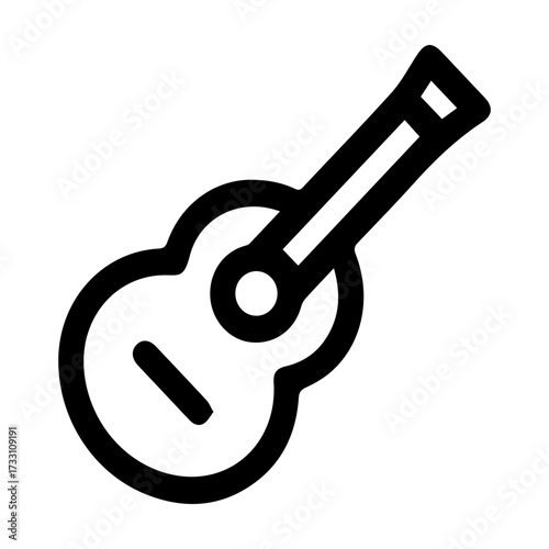 Guitar Silhouette Icon