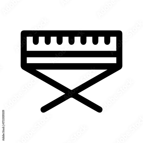 Keyboard Icon on Stand