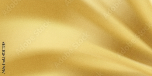 Close-up texture of natural gold silk. Light Golden fabric smooth texture surface background. Smooth elegant gold silk in Sepia toned. Texture, background, pattern, template. 3D vector illustration.