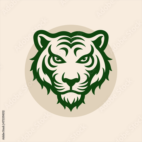 Tiger Icon Logo Vector Design