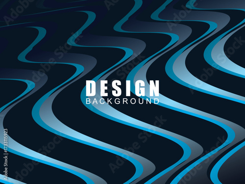 Premium background design with dark blue luxury motif. Vector horizontal template, for digital lux business banners, contemporary formal invitations, luxury vouchers, gift certificates, etc.