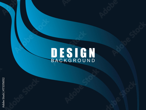 Premium background design with dark blue luxury motif. Vector horizontal template, for digital lux business banners, contemporary formal invitations, luxury vouchers, gift certificates, etc.