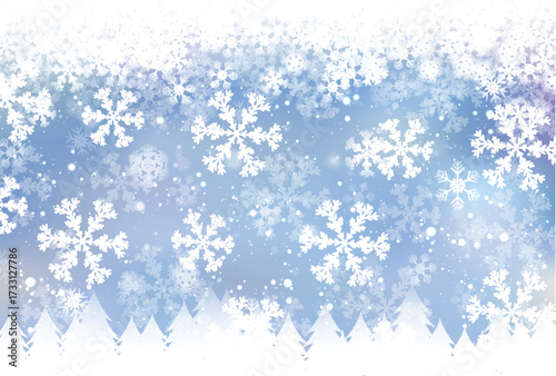 雪　クリスマス　冬　光　背景