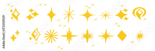 Star icon set PNG with filled and outlined styles, perfect for ratings, favorites, and UI design in apps and websites, vector illustration 