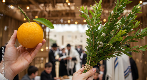 Sukkot Celebrations Etrog, Lulav, Jewish Traditions, Sukkah, Religious Holiday, People, Culture