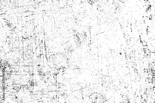 Black and White Abstract Vector Grunge Texture with Distressed Scratches and Rough Surface Overlay