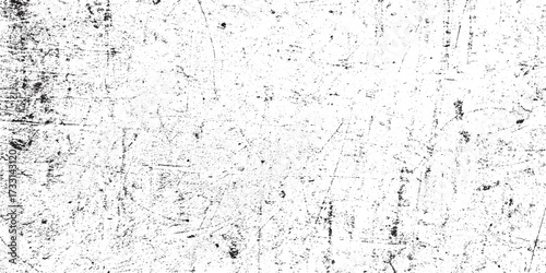 Grungy Black and White Overlay Texture, Abstract Distressed Surface with Scratches