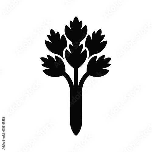 Ground Celery Seed Icon Vector Illustration