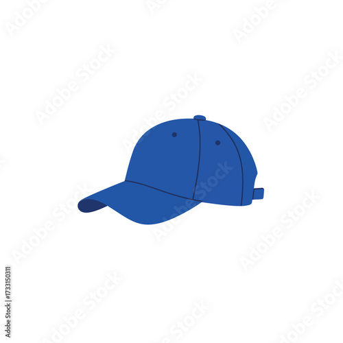 Classic blue baseball cap, a versatile sports hat and casual headwear accessory for everyday fashion and outdoor activities
