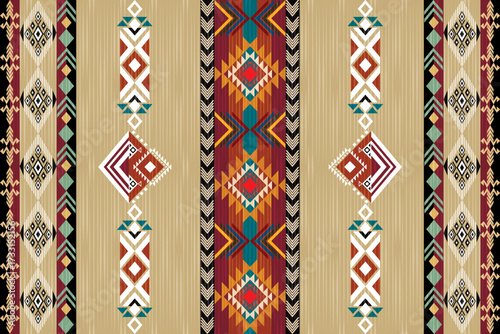 Southwestern Style - The geometric southwestern Aztec pattern makes a statement with rich colors that are easy to coordinate with a range of decor styles.