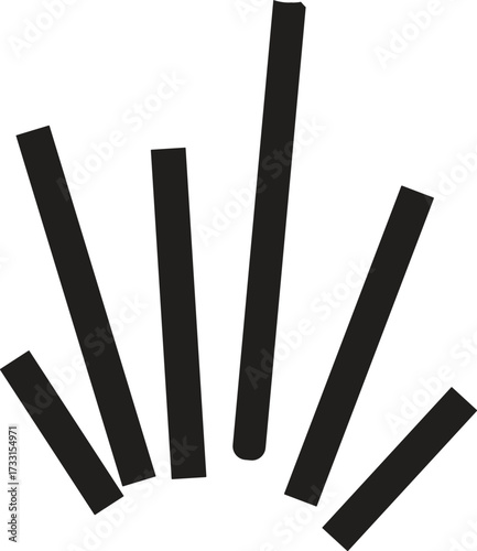 Abstract Burst Of Dark Grey Lines On White Background explosion radial