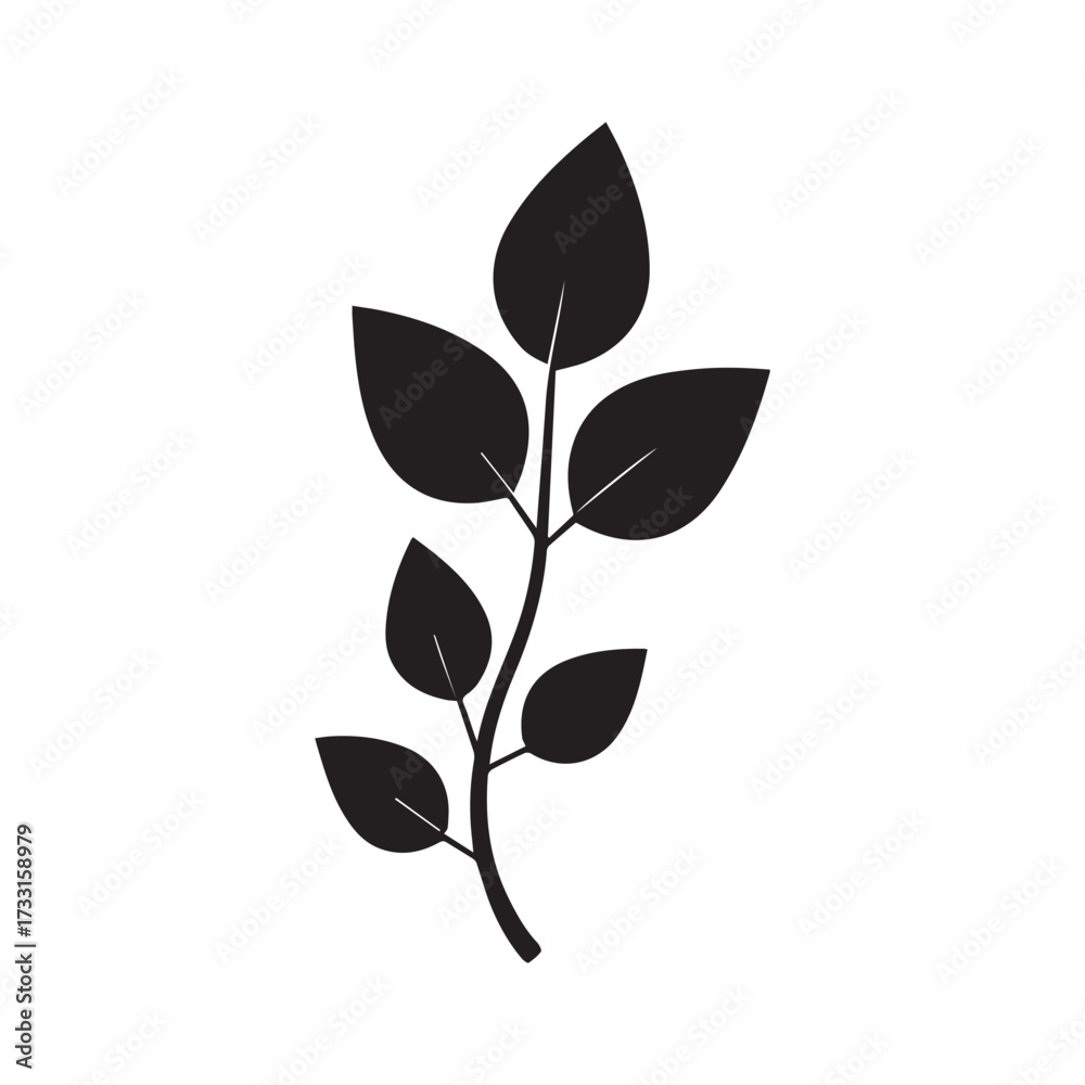 Fototapeta premium Elegant Coffee Plant Design for High-End Specialty Coffee Brand