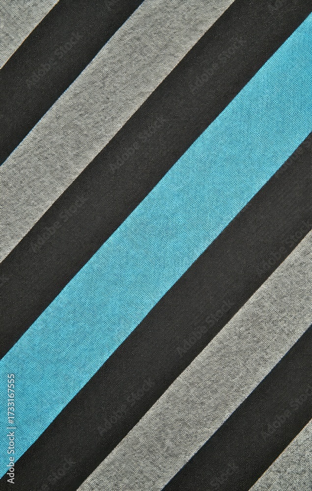 Fototapeta premium Diagonal stripes black, gray, and a light blue swatch