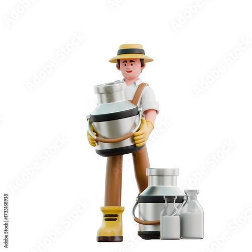 3d robotic arm holding a ball