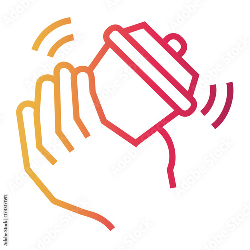 mix Line Gradient Icon