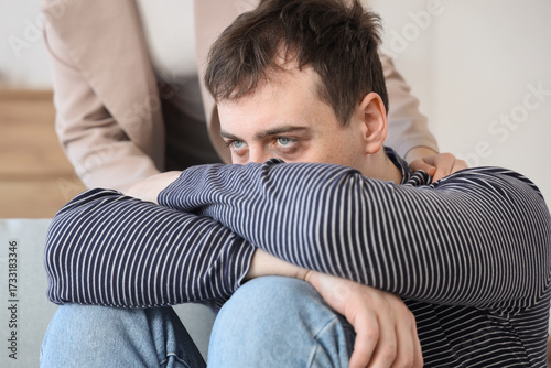 Male drug addict with psych...