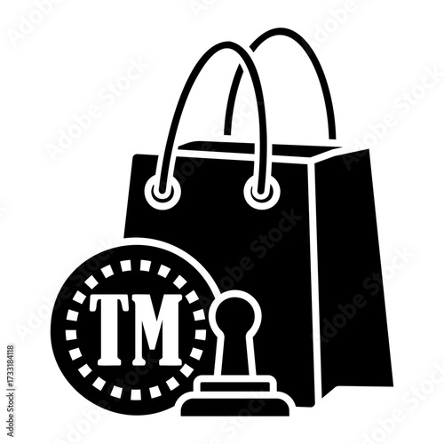 trademark Solid icon