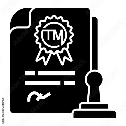 trademark Solid icon