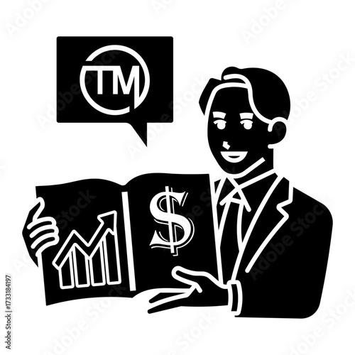 trademark Solid icon