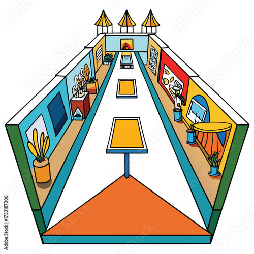 flat-perspective-of-art-fair-or-exhibit-isolated-o (1).eps