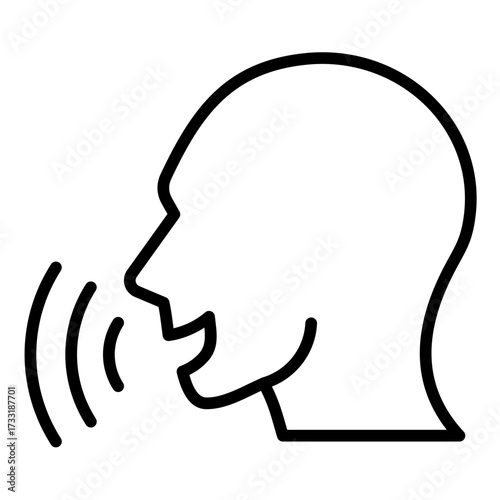 Speaking  Icon Set Multiple Style Collection