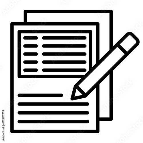 Document Editing  Icon Set Multiple Style Collection