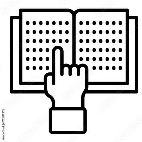 Reading  Icon Set Multiple Style Collection