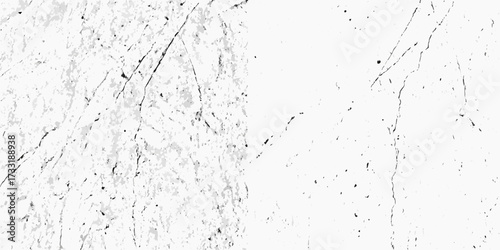 Abstract monochrome textured background with fine cracks and speckles for grunge design elements